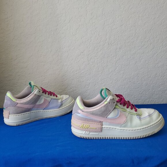 Nike AIR Force 1 Shadow Cashmere/Coral CI0919 700 Women's 10 - Picture 6 of 10